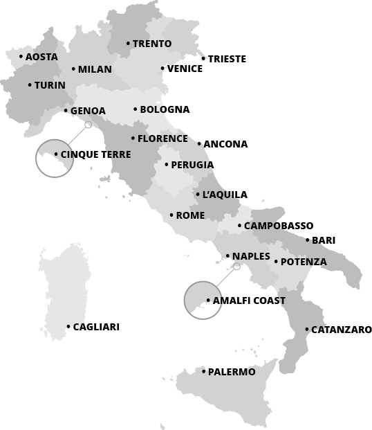 Map of Italy